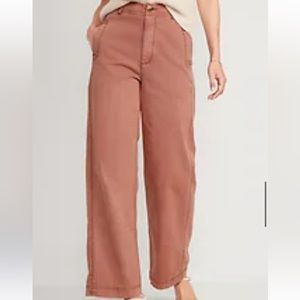 Extra High Waisted Wide Leg Workwear Pants for Women
